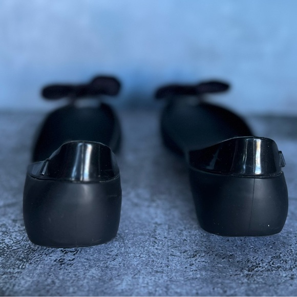Melissa Black Flats with Bow - Picture 5 of 10